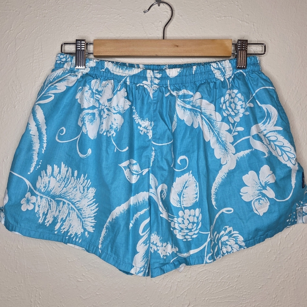 90s Polo Ralph Lauren Hawaiian Swim Shorts Blue Floral USA XL Baggies